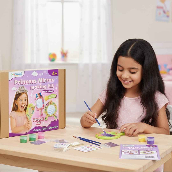 Princess Mirror Craft Kit – Create Your Magical Mirror! Fun Learning Kuwait 