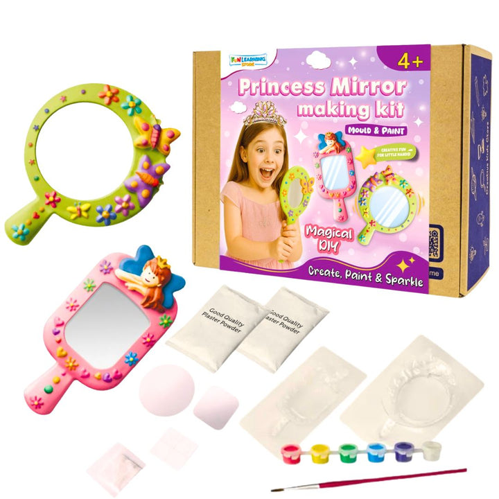 Princess Mirror Craft Kit – Create Your Magical Mirror! Fun Learning Kuwait 