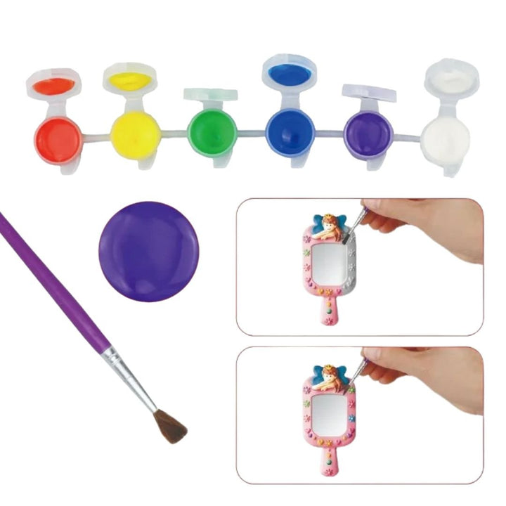Princess Mirror Craft Kit – Create Your Magical Mirror! Fun Learning Kuwait 