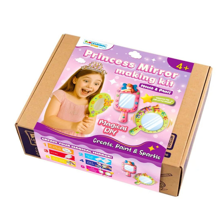 Princess Mirror Craft Kit – Create Your Magical Mirror! Fun Learning Kuwait 