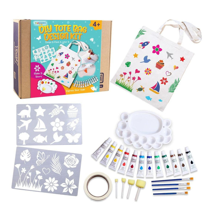 Ultimate DIY Tote Bag Art Set – Create & Shine in Style for Kids - Fun Learning Kuwait 